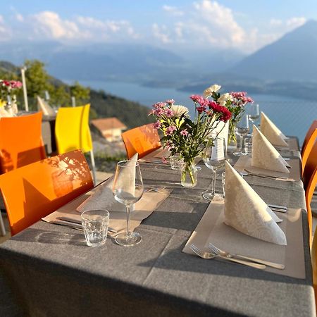 Pension Läbeshuus - Bistro Sonnegg Heiligenschwendi Extérieur photo